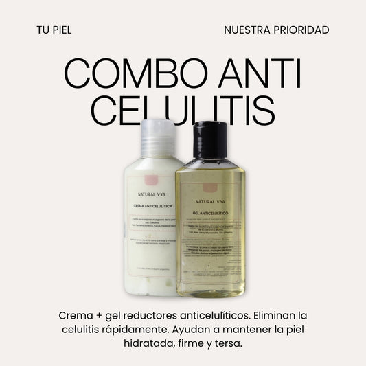 COMBO ANTICELULITIS ( Gel de Ducha + Crema)
