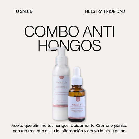 COMBO ANTIHONGOS Crema + Aceite