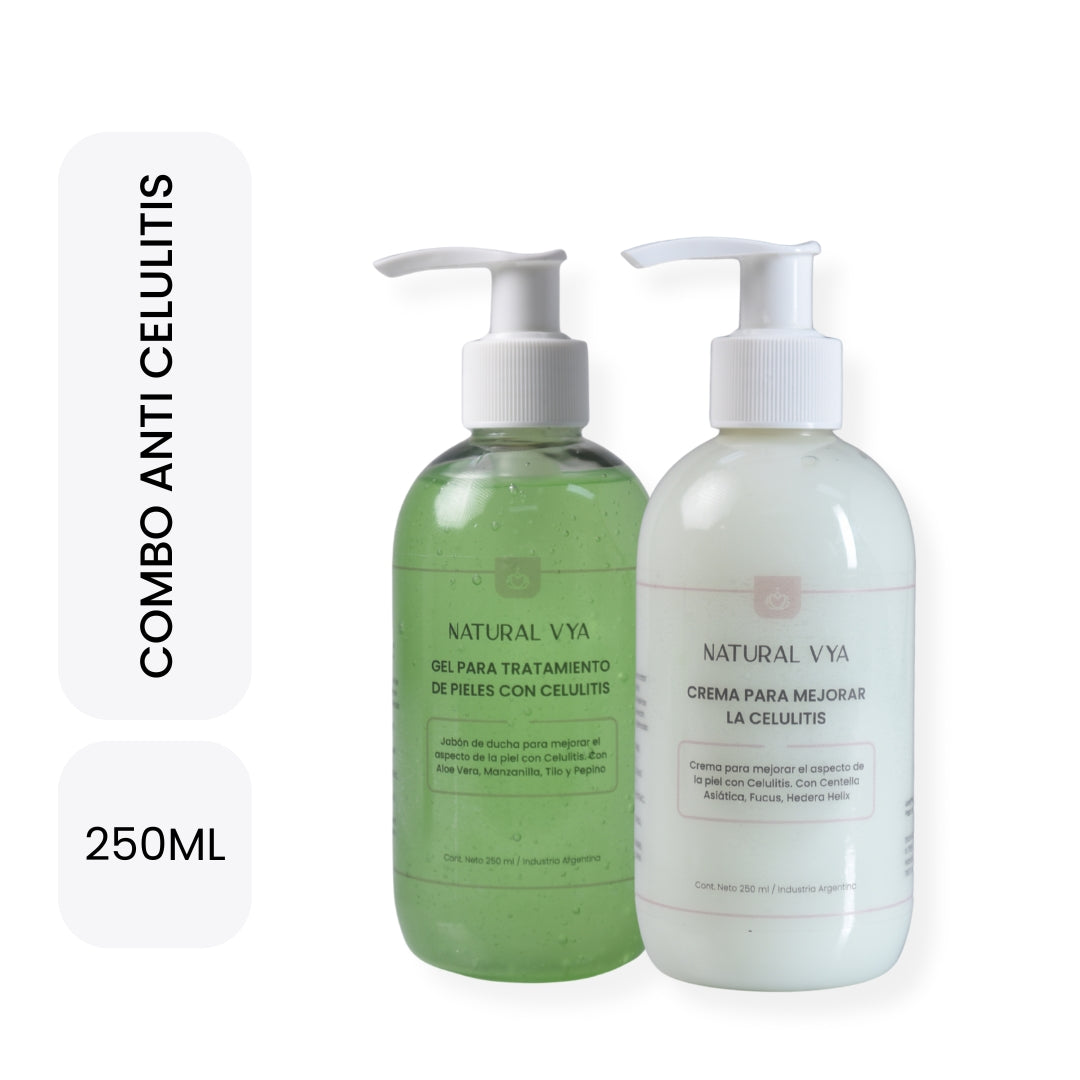 COMBO ANTICELULITIS ( Gel de Ducha + Crema) 250 ml