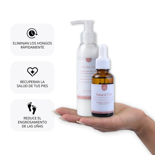 COMBO ANTIHONGOS Crema + Aceite