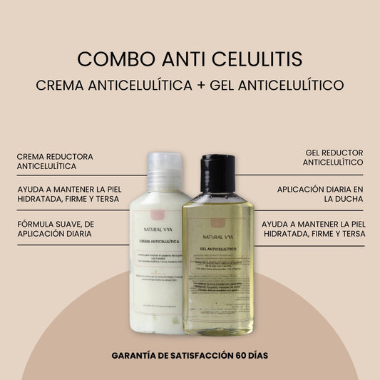 COMBO ANTICELULITIS (Aceite + Crema)