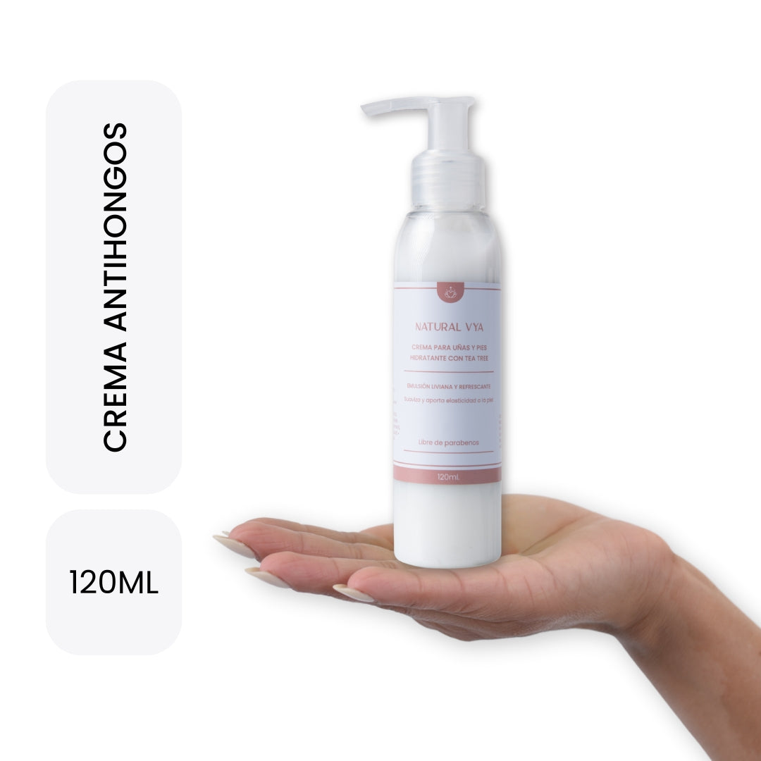 Crema Antihongos con TeaTree 120ml.