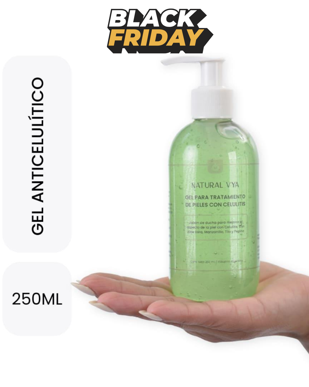 Gel de Ducha Anticelulítico 250 ml - MAYORISTA