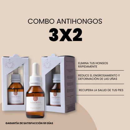 Aceite Antihongos para PIES 3x2