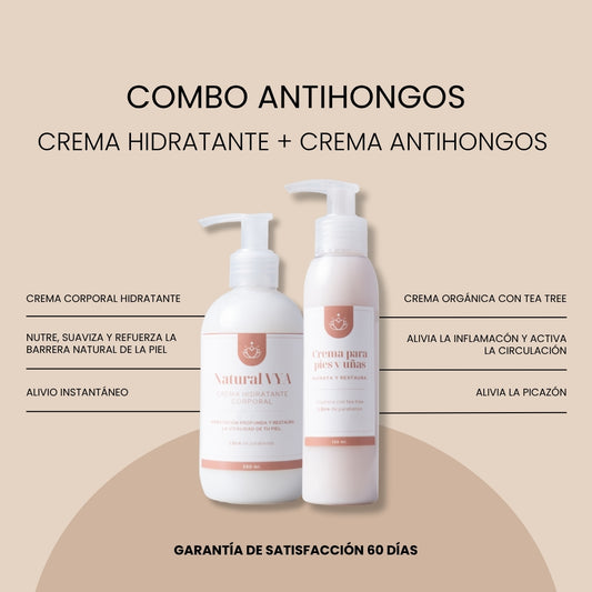 COMBO CREMAS (Antihongos + Hidratante )